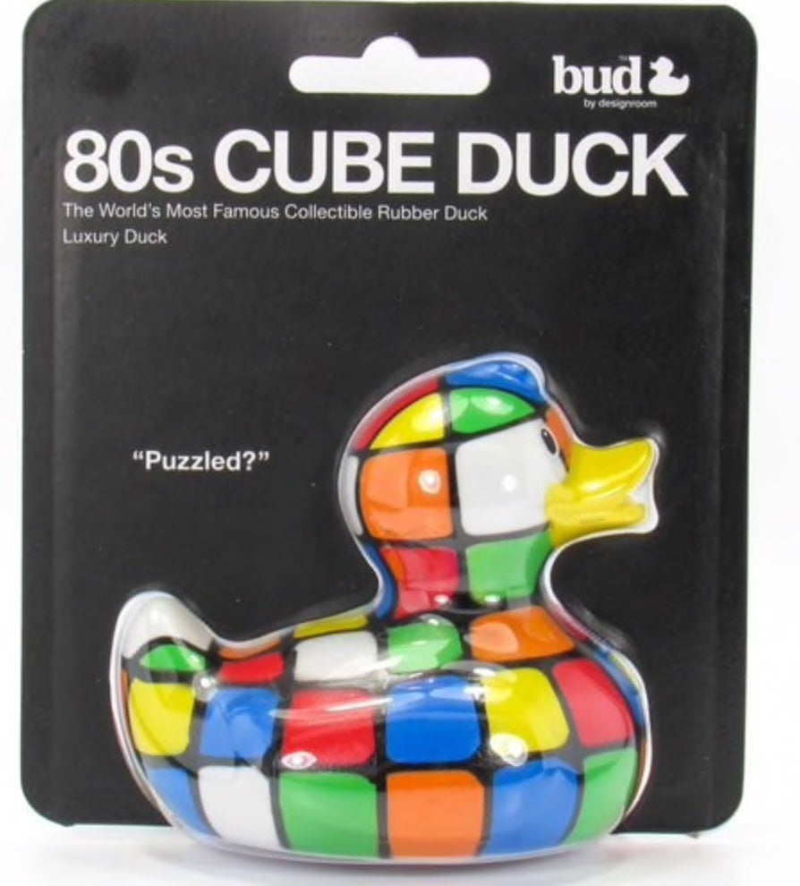 80's Cube Rubber Duck