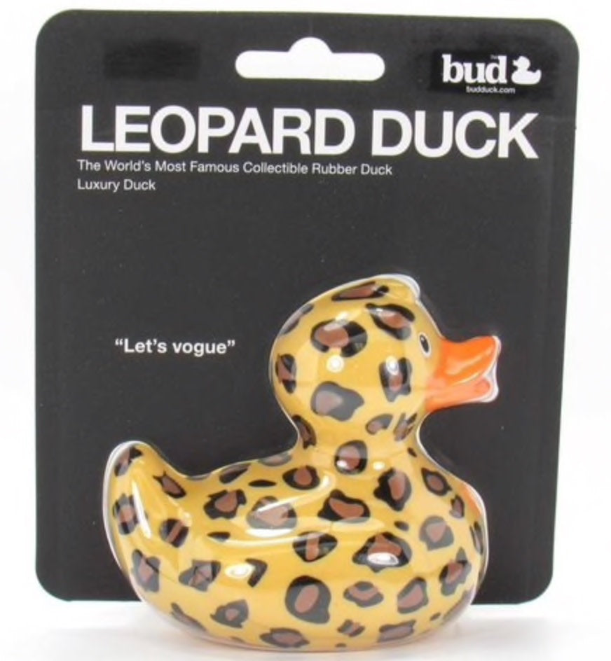 Leopard Rubber Duck