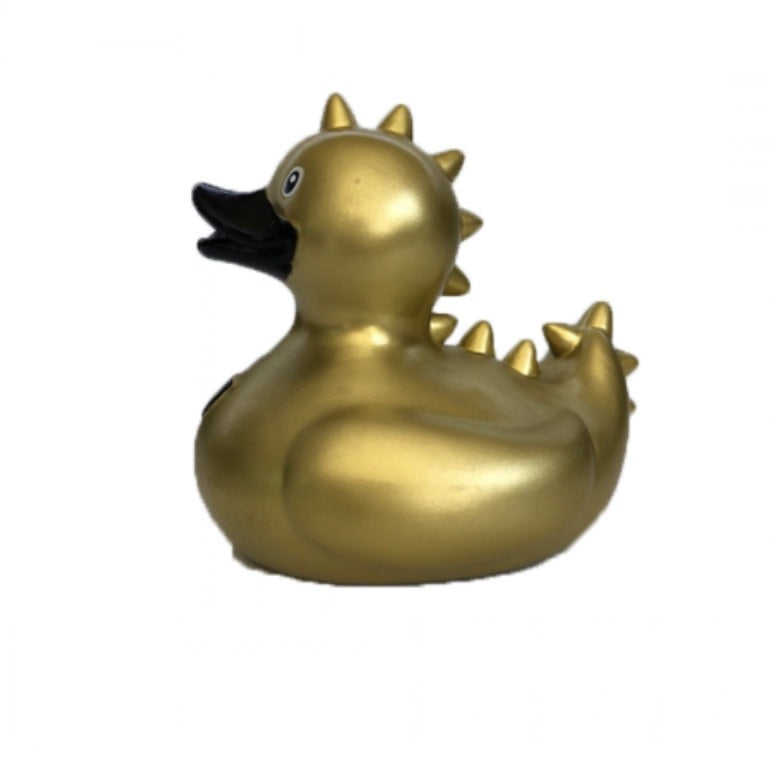 Gold Feather Rubber Duck
