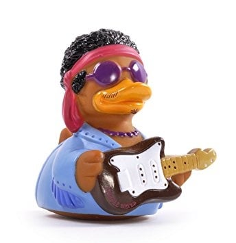 Purple Waves Rubber Duck
