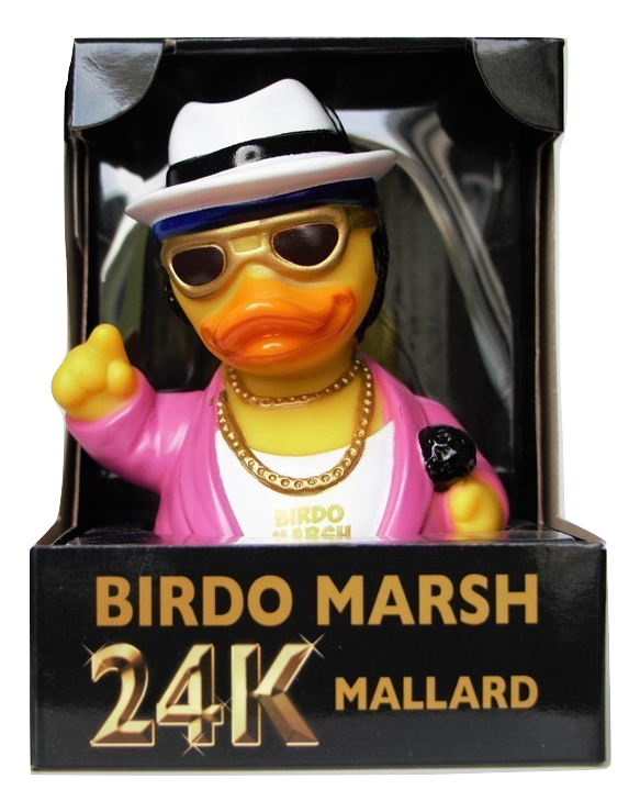 Birdo Marsh - 24K Mallard Rubber Duck
