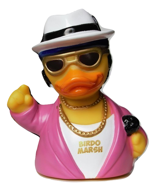 Birdo Marsh - 24K Mallard Rubber Duck