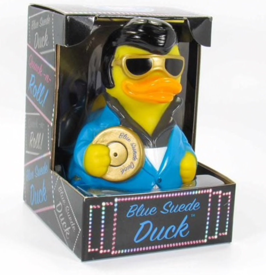 Blue Suede Rock & Roll Rubber Duck