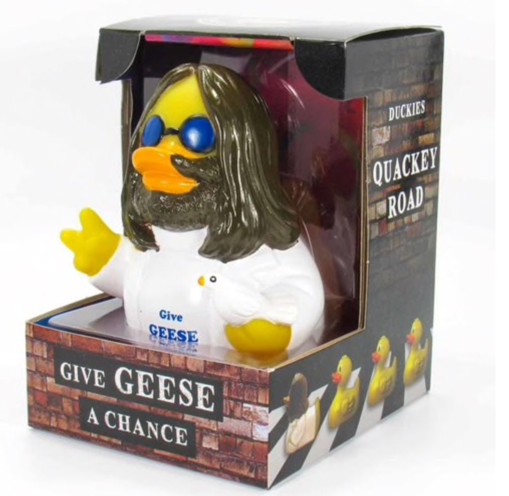 Give Geese a Chance Rubber Duck