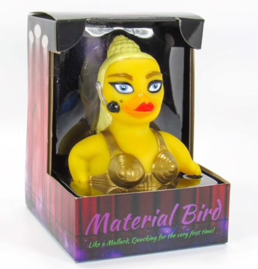 The Material Bird Rubber Duck