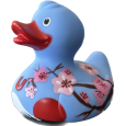 Cherry Blossom Rubber Duck