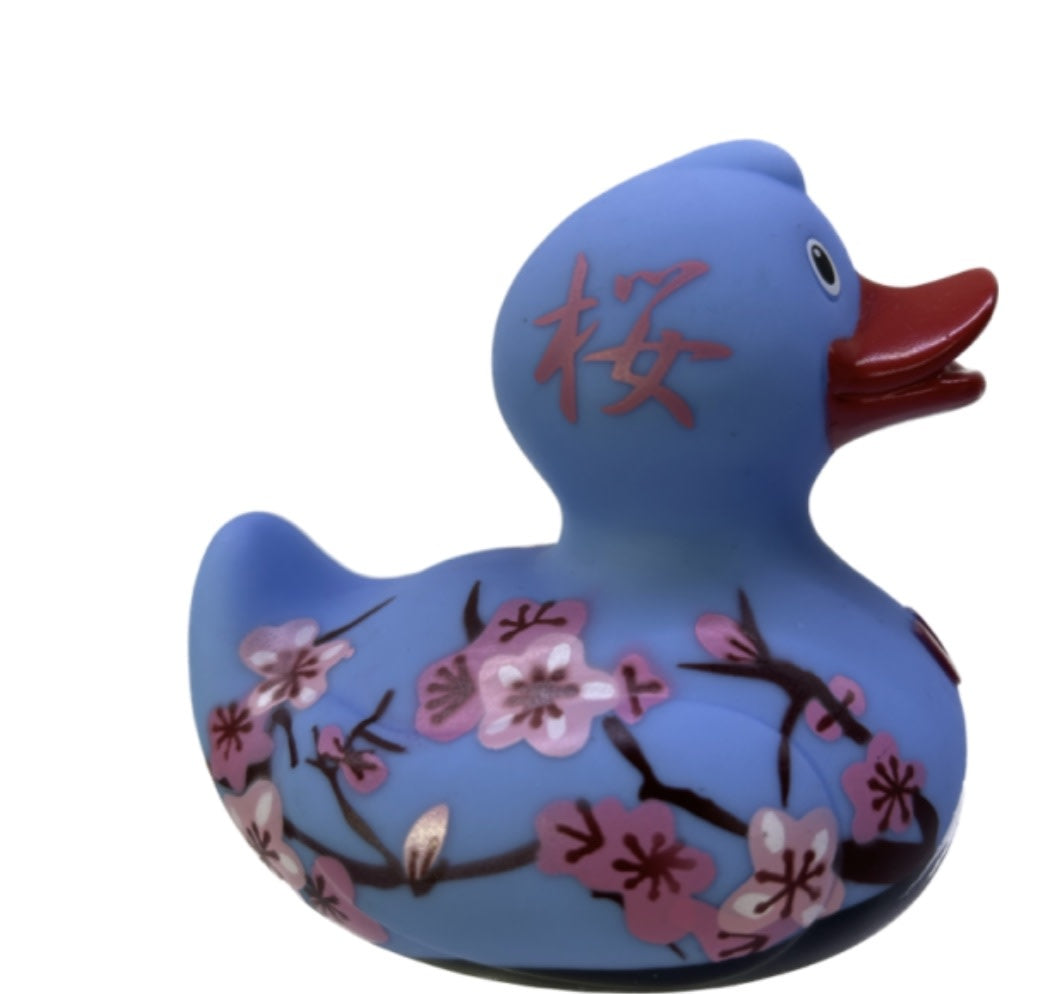 Cherry Blossom Rubber Duck
