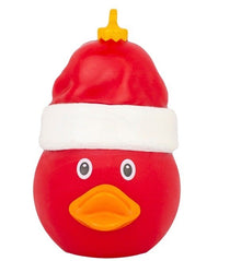 Christmas Duck Ornament with Santa Hat