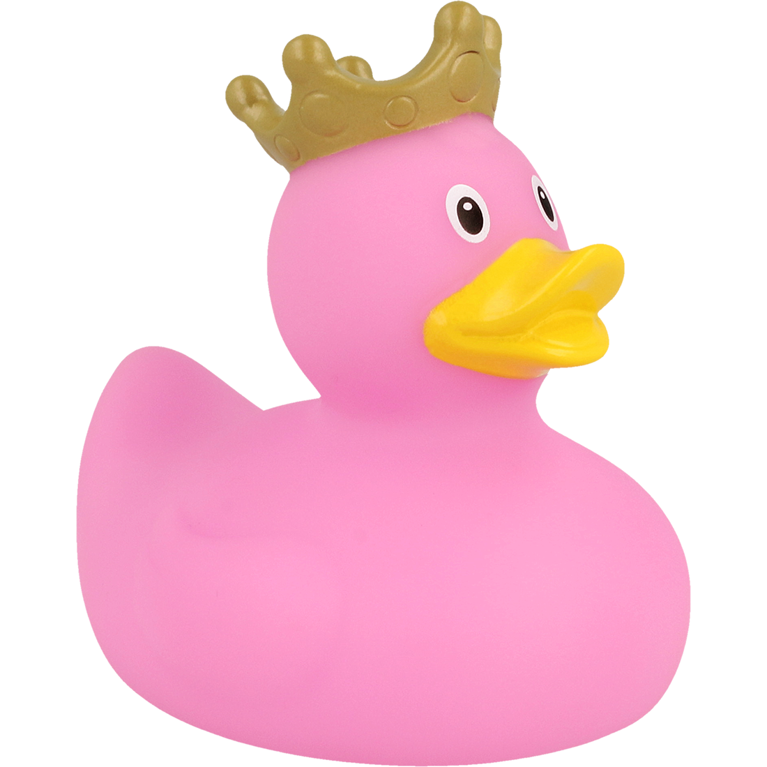 Pink Rubber Duck With Crown