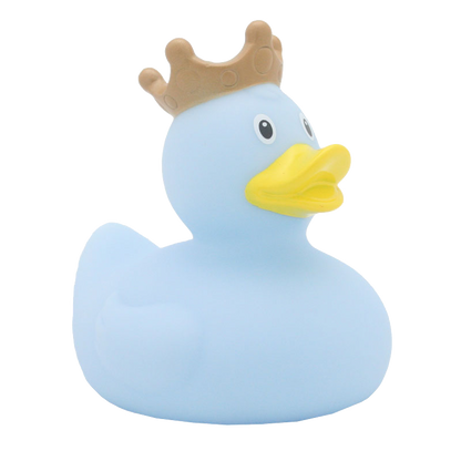 Blue Rubber Duck With Crown