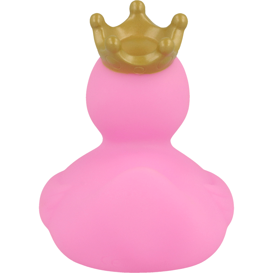 Pink Rubber Duck With Crown