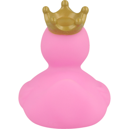 Pink Rubber Duck With Crown
