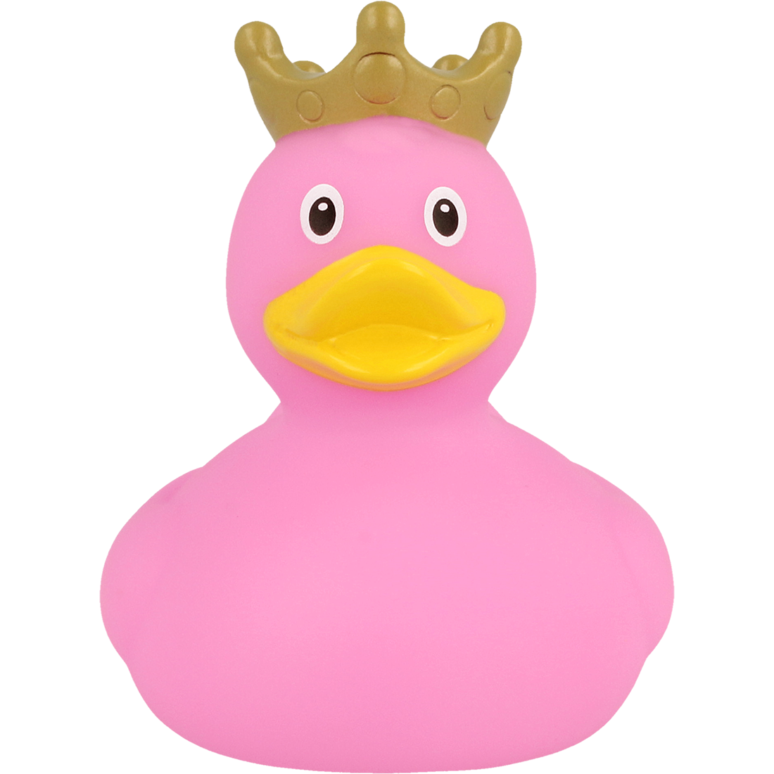 Pink Rubber Duck With Crown