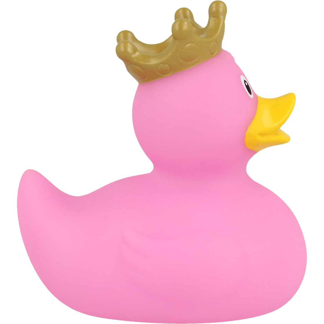 Pink Rubber Duck With Crown