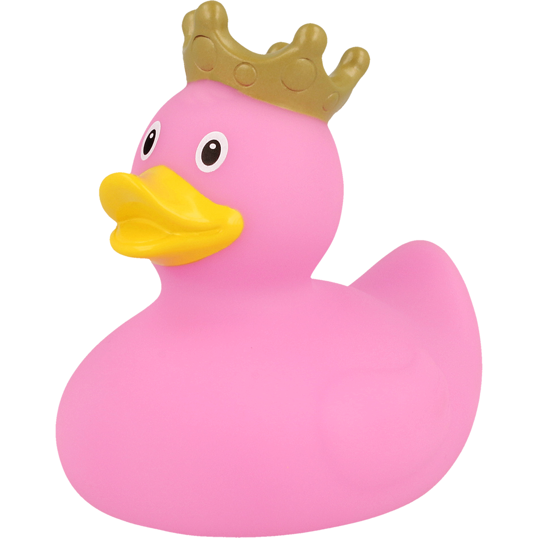 Pink Rubber Duck With Crown