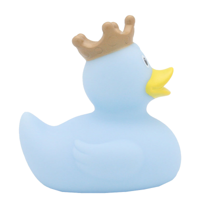 Blue Rubber Duck With Crown