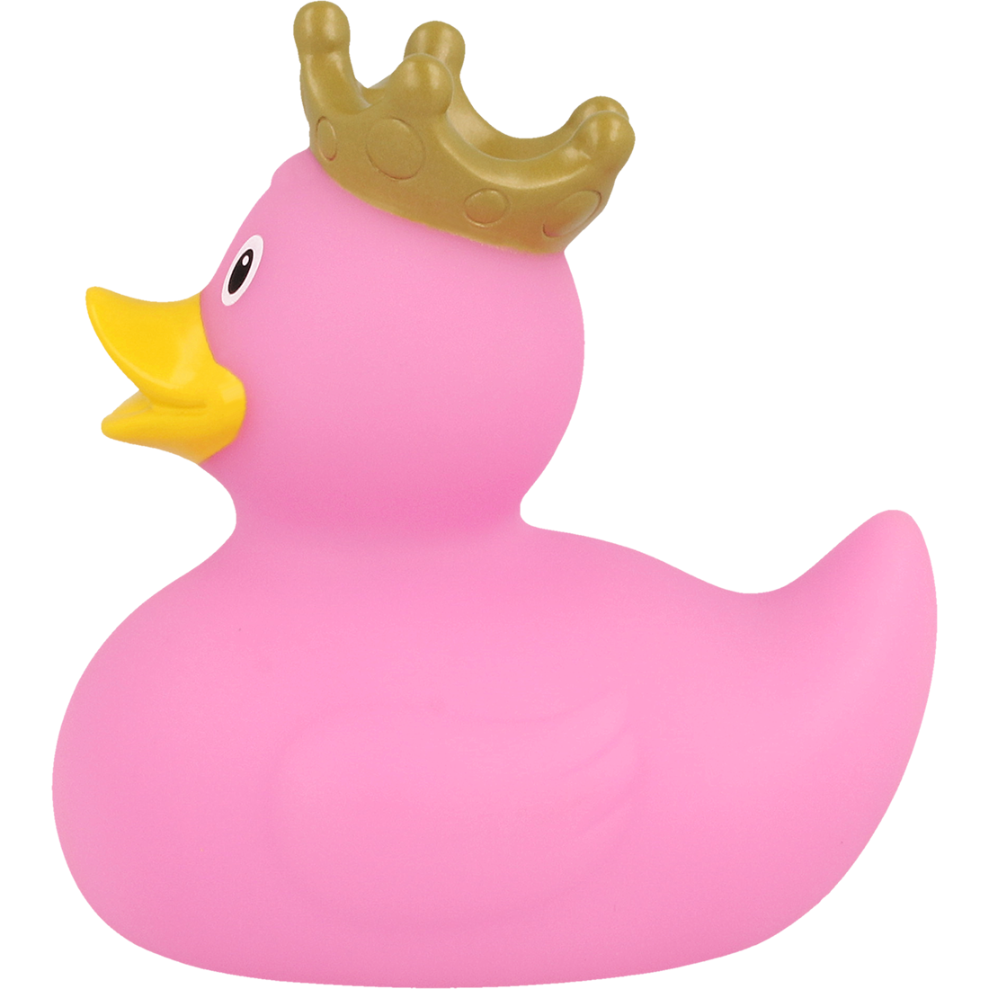 Pink Rubber Duck With Crown