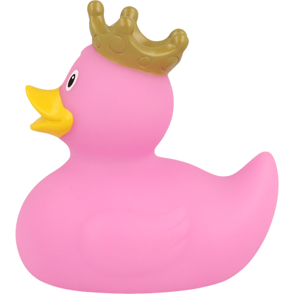 Pink Rubber Duck With Crown