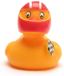 Racecar Driver with Helmet Rubber Duck