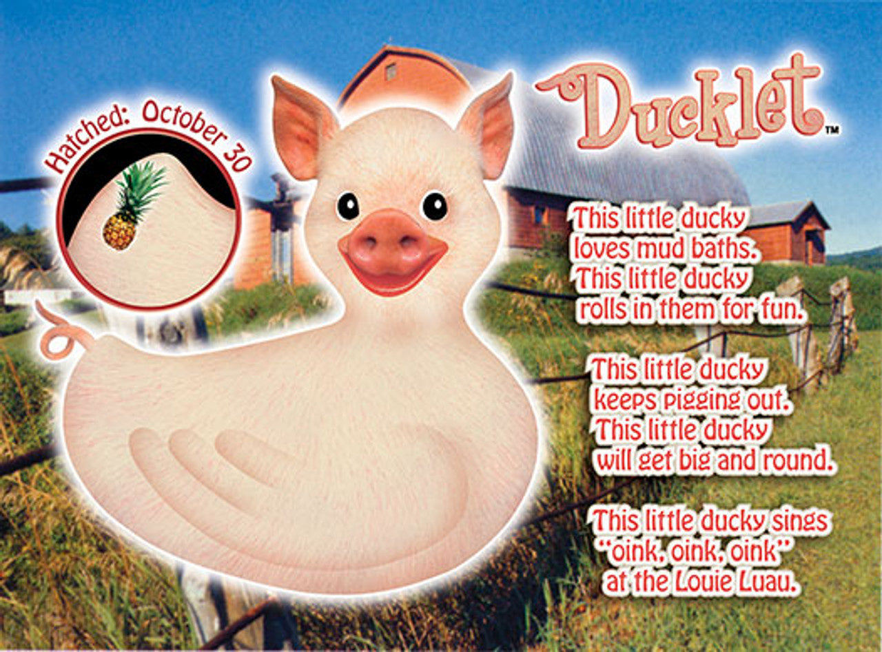 Ducklet Piglet Rubber Duck
