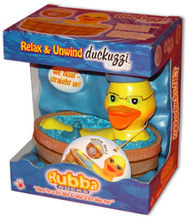 Duckuzzi in a Wooden Jacuzzi Rubber Duck