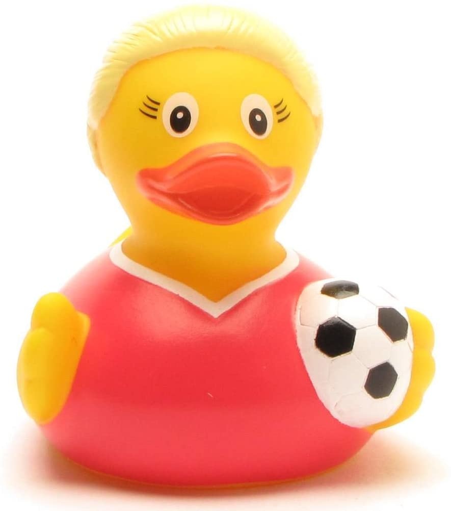 Soccer Girl Rubber Duck