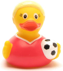 Soccer Girl Rubber Duck