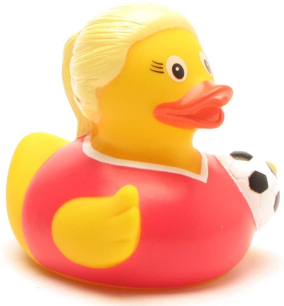 Soccer Girl Rubber Duck