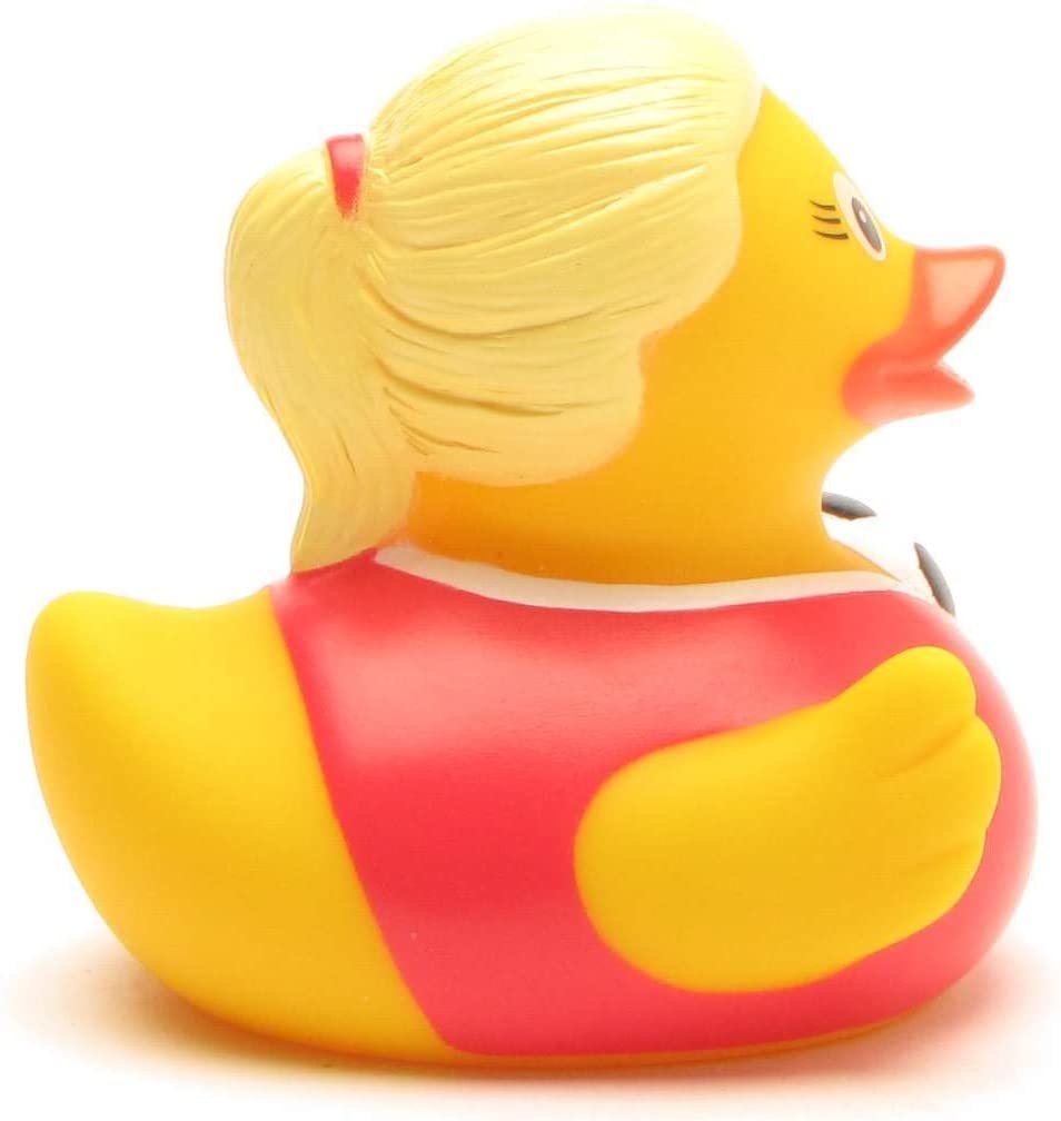 Soccer Girl Rubber Duck