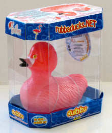 Feather Flamingo Rubber Duck