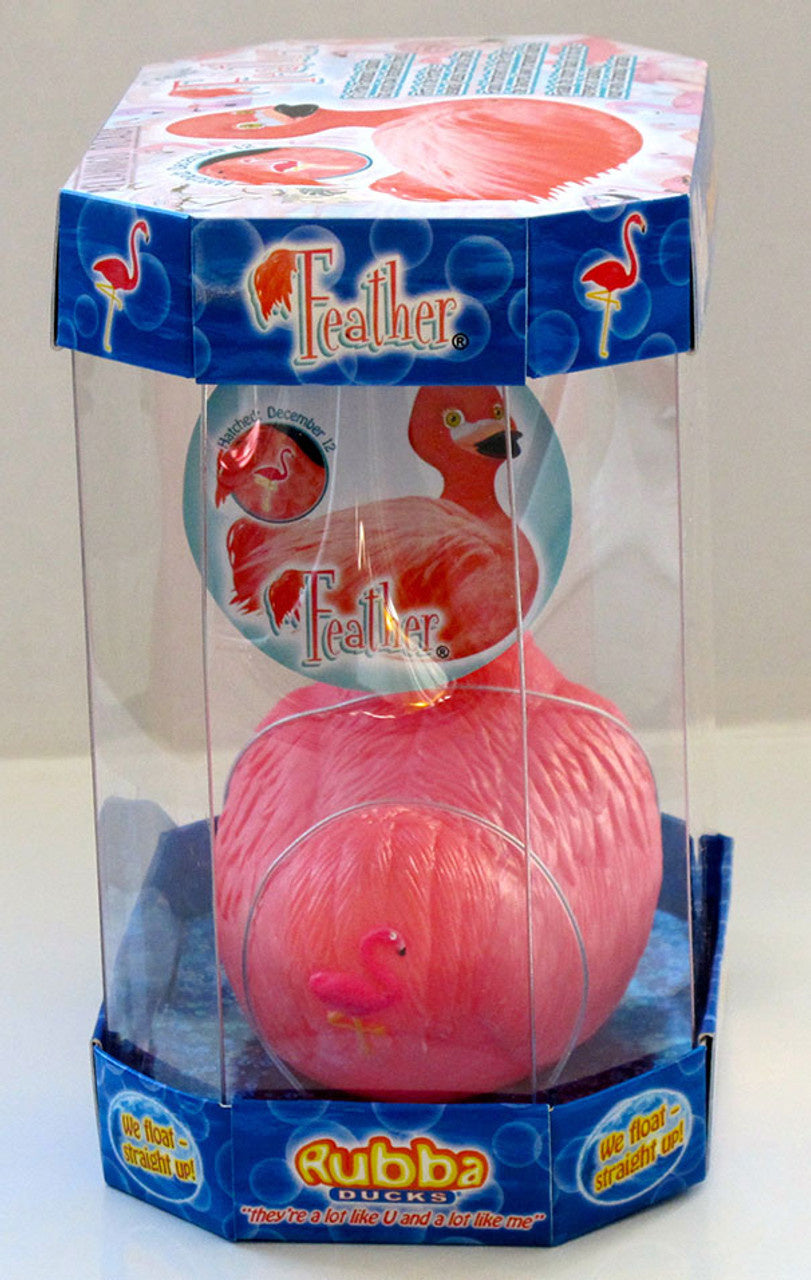 Feather Flamingo Rubber Duck