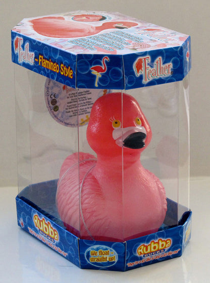 Feather Flamingo Rubber Duck