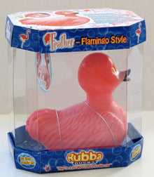 Feather Flamingo Rubber Duck