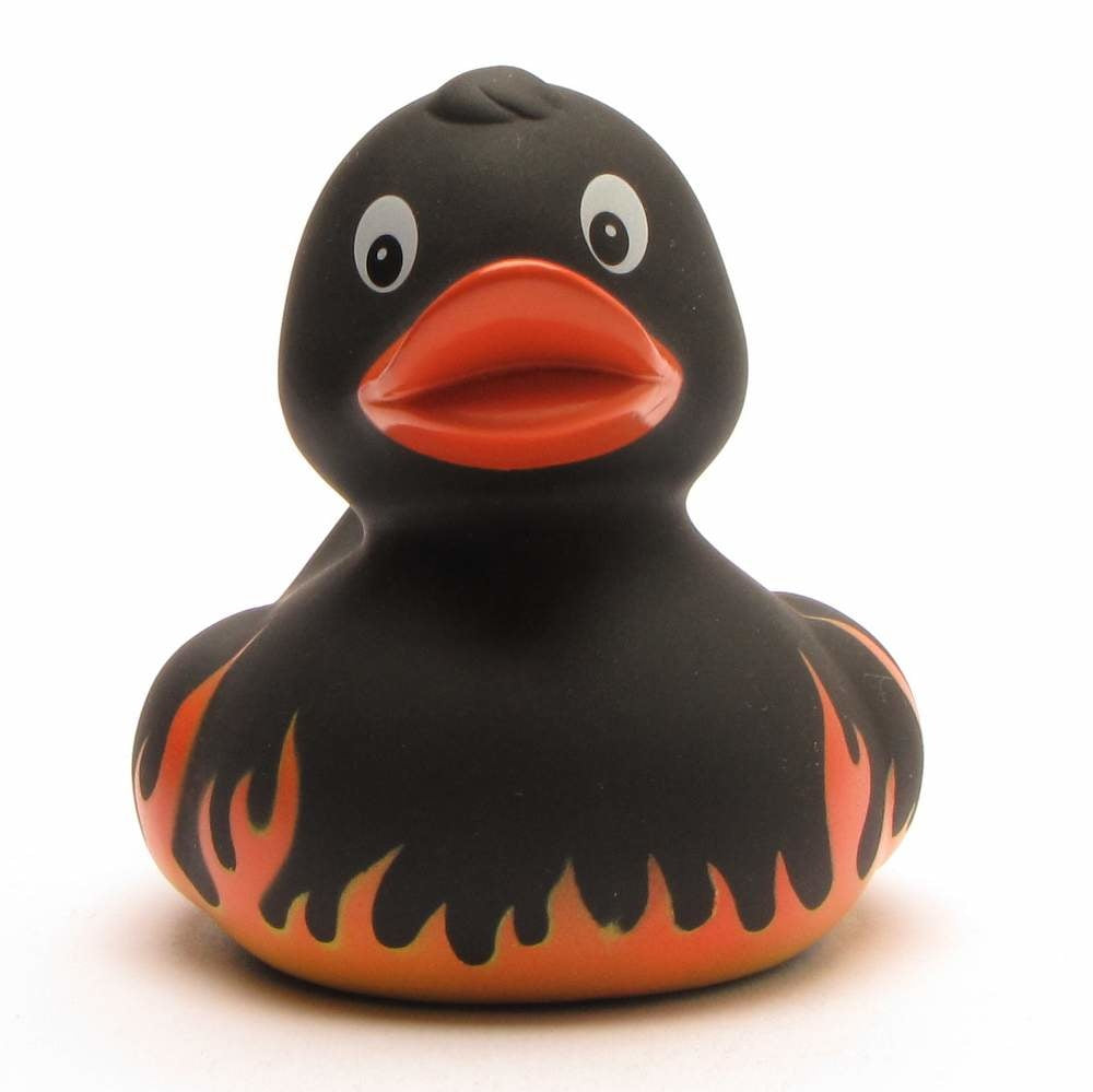 Flames Rubber Duck