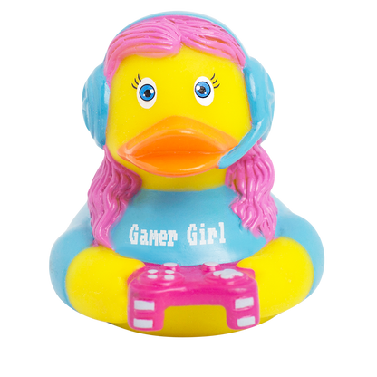Gamer Girl Rubber Duck