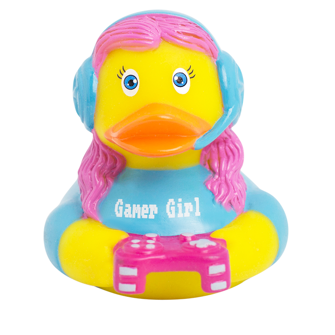 Gamer Girl Rubber Duck
