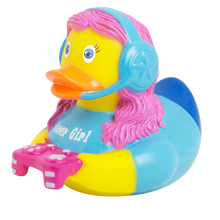 Gamer Girl Rubber Duck