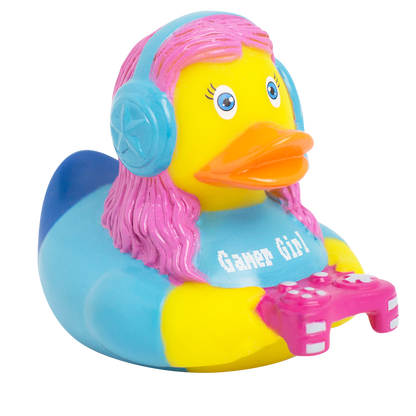Gamer Girl Rubber Duck