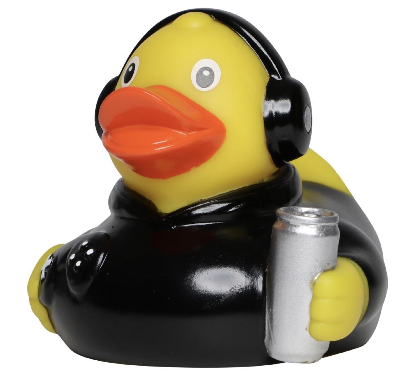 Gaming Rubber Duck with Energy Drink