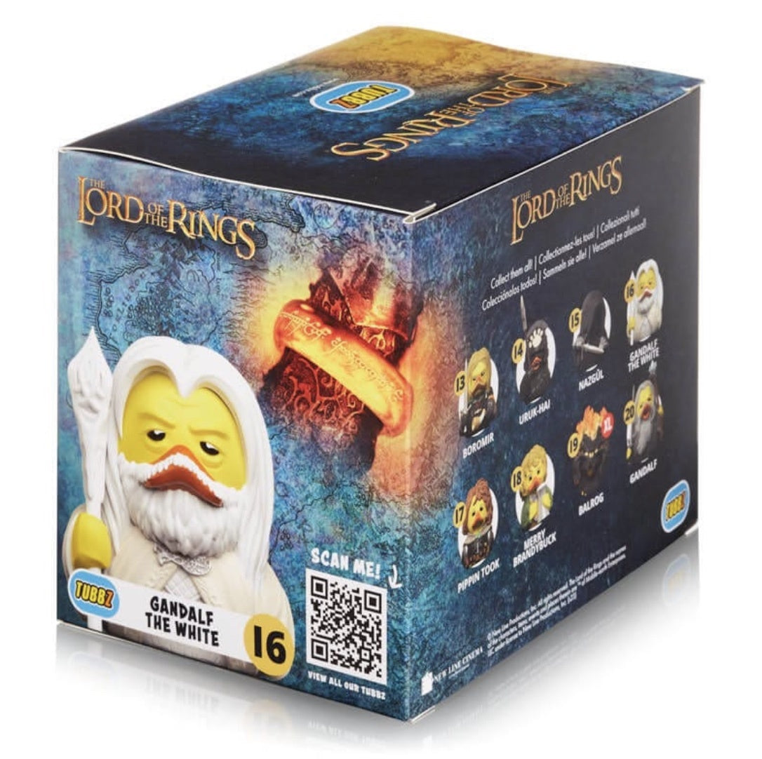 Lord of the Rings Gandalf the White Rubber Duck  - Boxed Edition