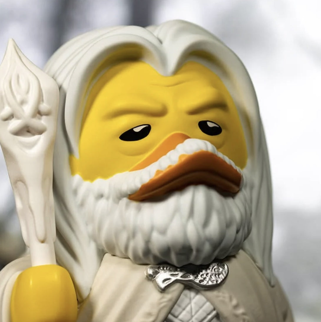 Lord of the Rings Gandalf the White Rubber Duck  - Boxed Edition