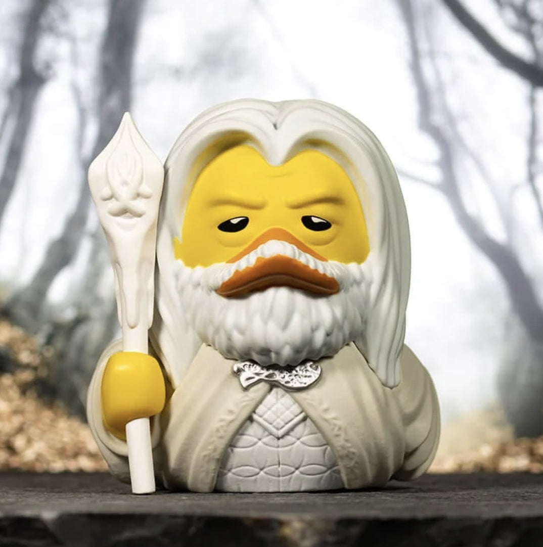 Lord of the Rings Gandalf the White Rubber Duck  - Boxed Edition