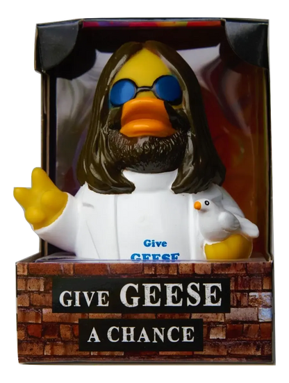 Give Geese a Chance Rubber Duck
