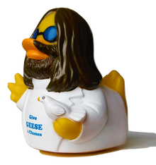 Give Geese a Chance Rubber Duck