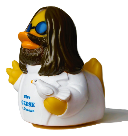 Give Geese a Chance Rubber Duck