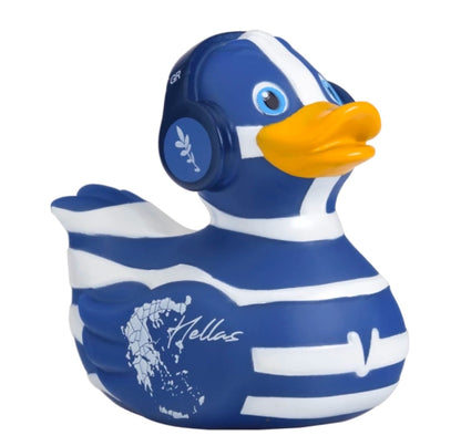 Hellas - Greek Flag Rubber Duck