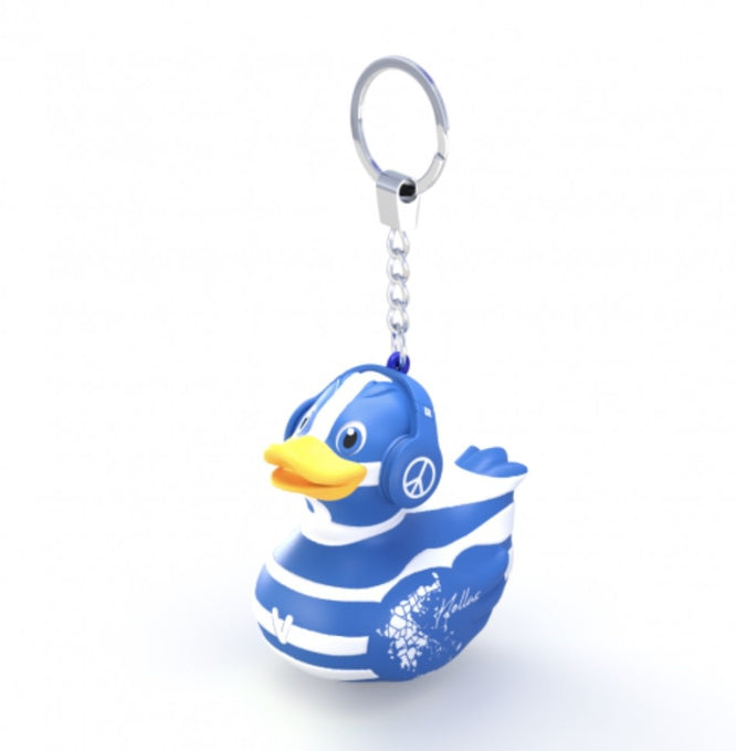 Hellas Flag Duck Keychain