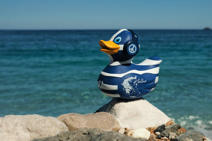 Hellas - Greek Flag Rubber Duck