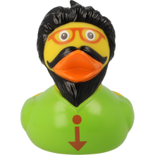 Hipster Rubber Duck