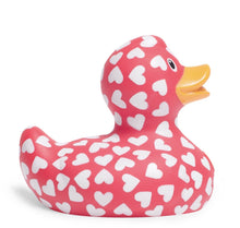 Pink Hearts  I_U Rubber Duck